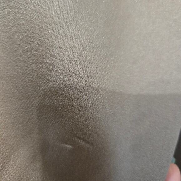 Davids Bridal faux wrap evening gown taupe Size 16 Ball gown wedding prom formal - Picture 11 of 11